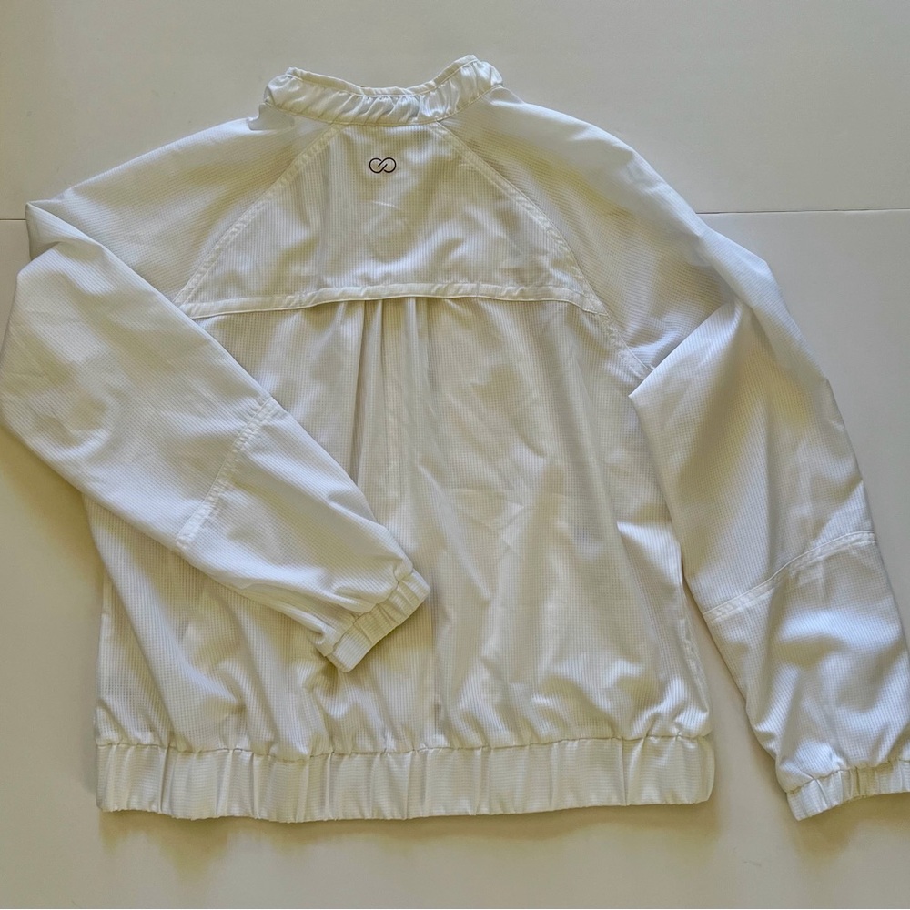 Calia White Lightweight Zip-Front Jacket - Picture 3 of 3